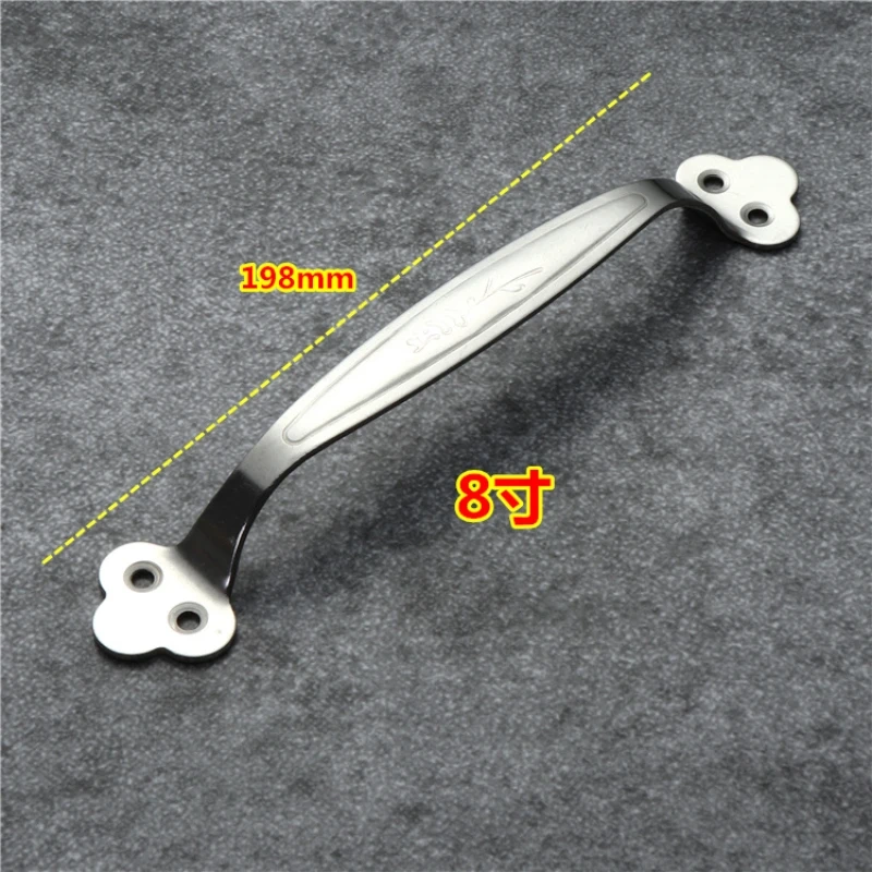 4PCS Stainless steel handle open cabinet door cabinet drawer handle window wooden door old thickened small handle accessories