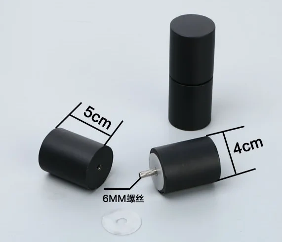 Matte Black Shower Box Glass Door Pull Knob bathroom glass door handle move door handle shower room handle