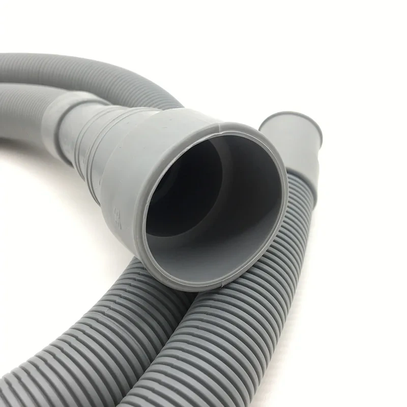 1Pcs 2M/3M PVC Washing Machine Dishwasher Drain Waste Hose Extension Pipe With Bracket Set Wash Machine Ablaufschlauch