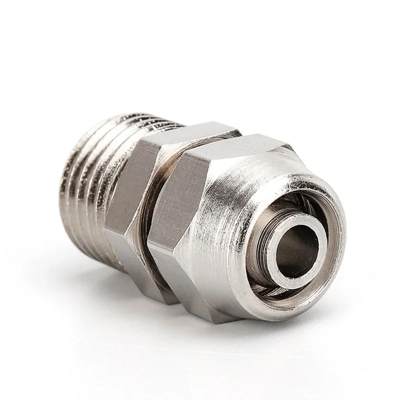 Pneumatic Fittings Air Fitting pc 4-M5 4 6 8 10 12 14 16mm Thread 1/8  3/8 1/2" 1/4"BSP Quick Connector For hose Tube Connectors