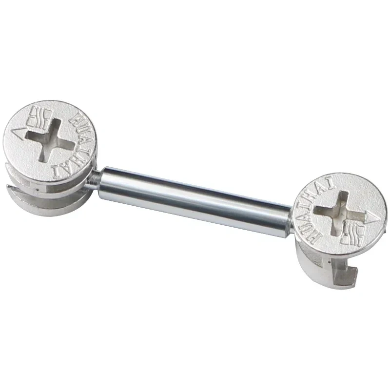 5Set Eccentric Wheel Double-End Connecting Piece Lengthened Screw Wooden Board Combined Connection  Pull Rod 48/54/68/74/84