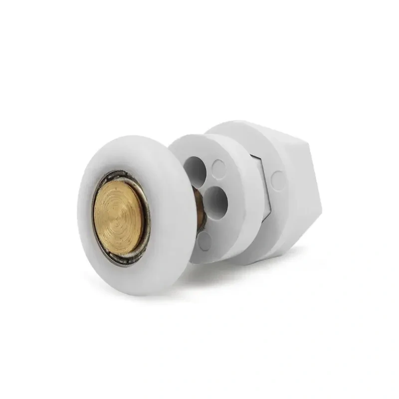 8pcs/lot Shower Rooms Cabins Pulley Shower Room Roller /Runners/Wheels/Pulleys Diameter19-27mm Metal frame Hole distance 16-18mm