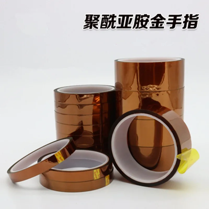 High Temperature Heat PET Tape Thermal Insulation  Polyimide Adhesive Insulating   3D Printing Board Protection
