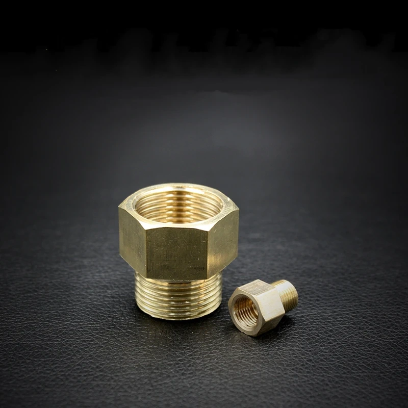 1/8" 1/4" 3/8" 1/2" Male to Female Thread Brass Pipe Connectors Brass Coupler Adapter