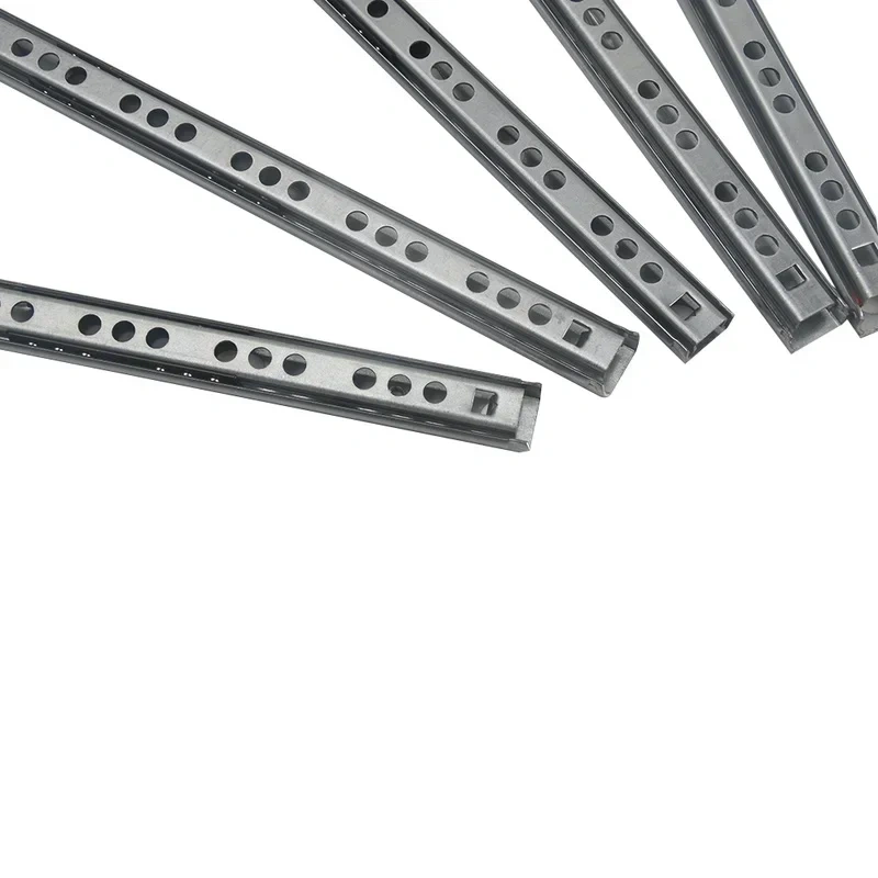 Micro Guide steel Ball 2 Sections 17 Wide Steel Ball 2 Fold Ball Slide Cabinets Drawer Steel Ball Slide