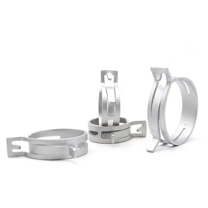 80Pcs/Set 7-18mm Spring Clip Hose Clamp Fastener Fuel Line Hose Water Pipe Air Tube Car Plumbing Tools