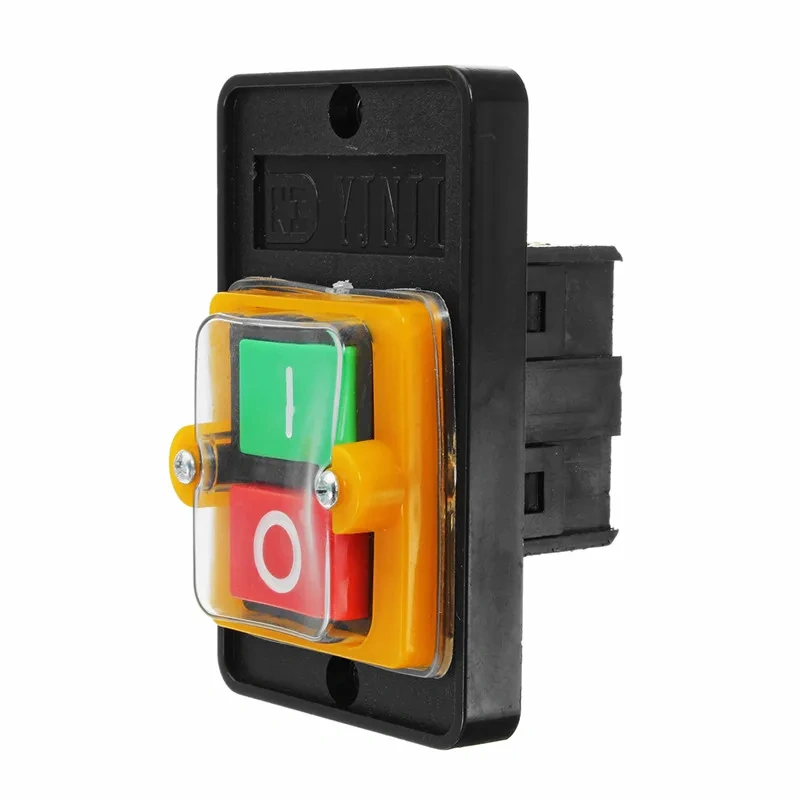 On/Off Drill Motor Machine Switch Water Proof Push Button AC 220/380V KAO-5M Industrial Machine Switch