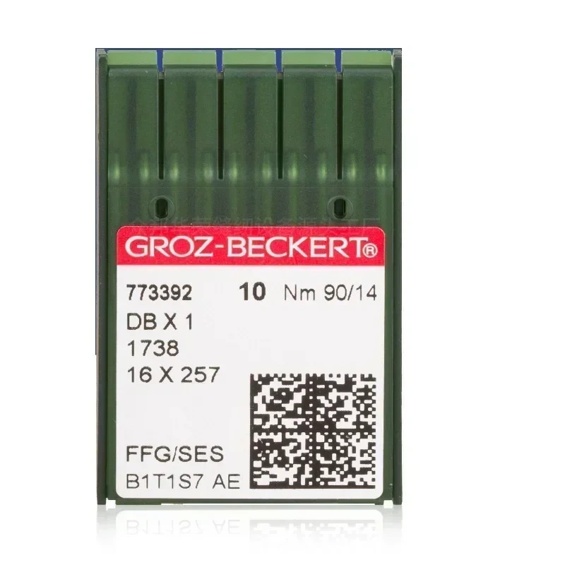 100 Pieces High Temperature Resistant Lockstitch Groz Beckert Dbx1 16x257 1738 Sewing Machine Needles