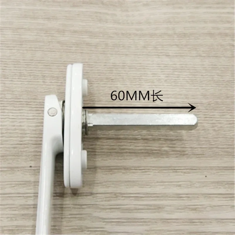 Broken Bridge Aluminum Alloy Casement Window Screen Window Handle Folding Door Sword-Shaped Thin Flat Square Steel Handle
