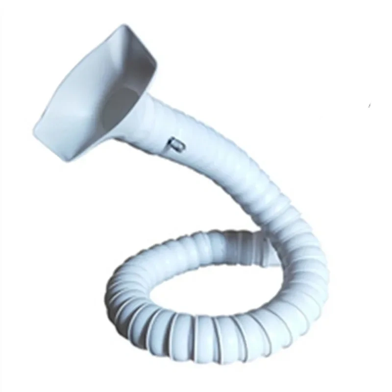 50mm 75mm POM Flexible Smoke Exhaust Ventilator Pipe For Soldering  Extractor Welding Fume Arms With Square Round Hood