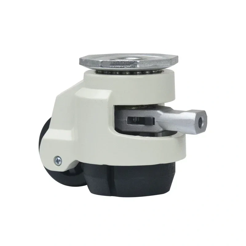 Handle Style GD-60F/60S/80F/80S LOAD 500KG Level Adjustment Wheel CastersFlat Support  Lndustrial Hand Shank Casters