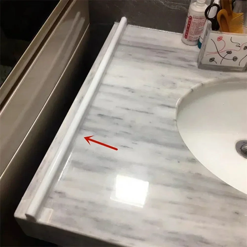 High Temperature Oven Dryer Sealing Strip Silicon Solid Cord Self Adhesive Bar Kitchen Countertop Bathroom Dry Wet Separation
