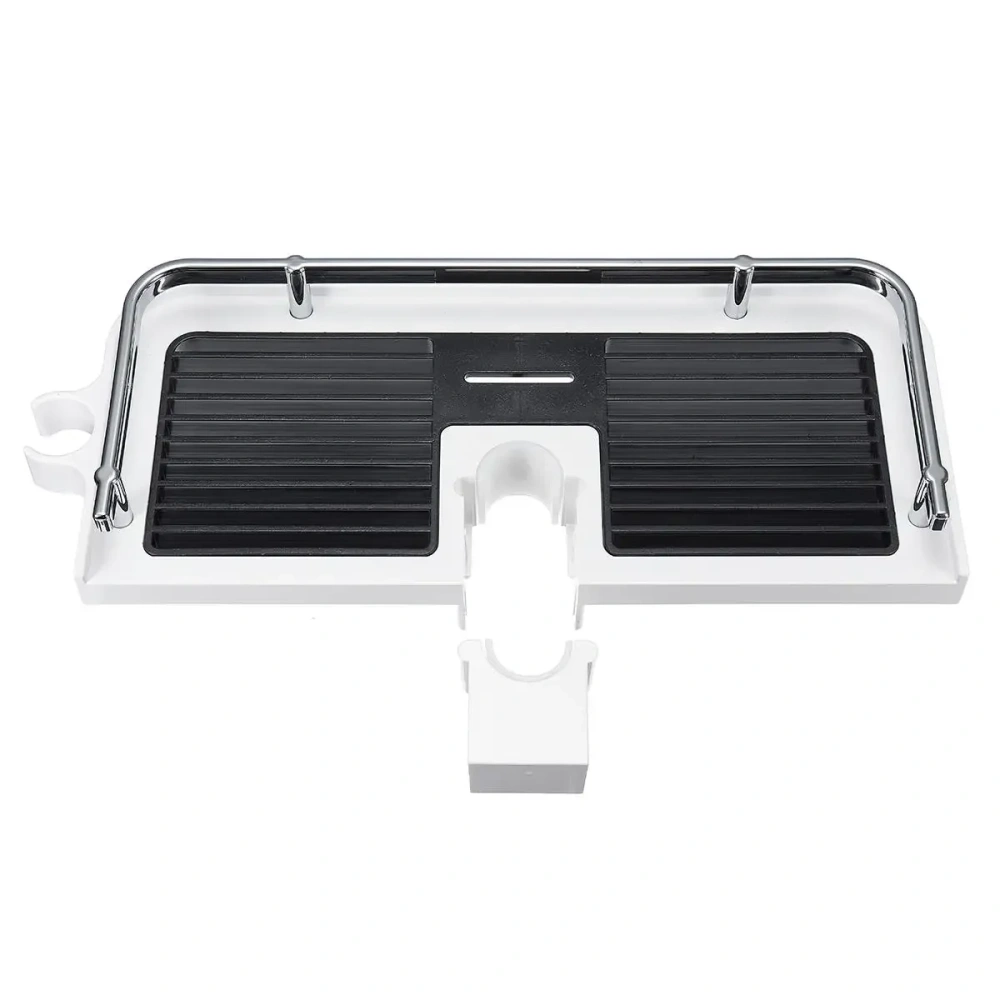 Rectangle Bathroom Organizer Shower Shelves Storage Rack Holder Shampoo Tray Bathroom  Single Tier  Head Holder