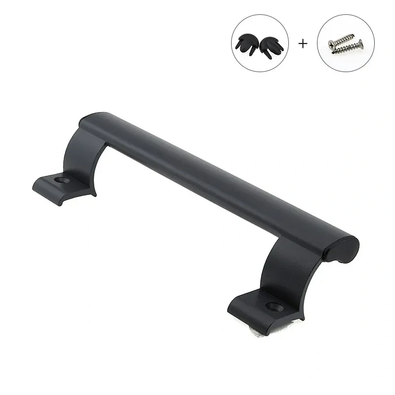 Salad hands sliding door aluminum alloy plastic door with the shake handshandle pull handle