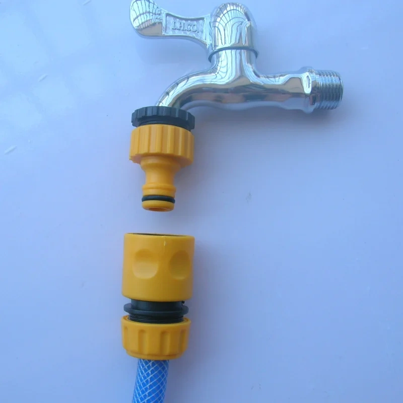 3Pcs/Set Universal ABS Quick Connector Car Wash Water Gun Adapter Garden Lawn Tap Hose Fitting
