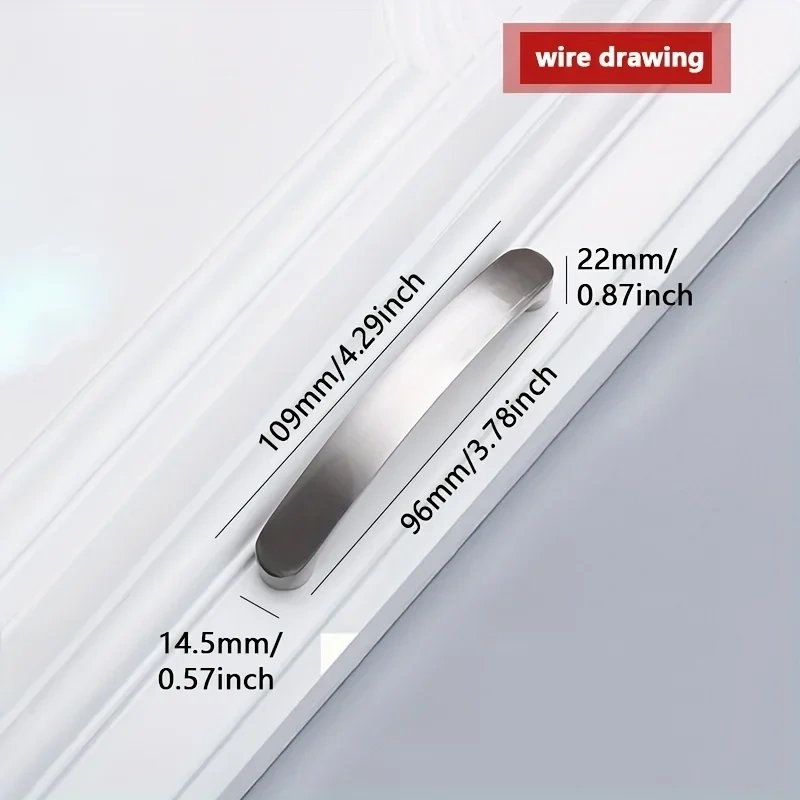 Cabinet Handles Knobs Aluminum Alloy Door Kitchen Knobs Brushed Cabinet Pulls Drawer Modern Furniture Handle Hardware