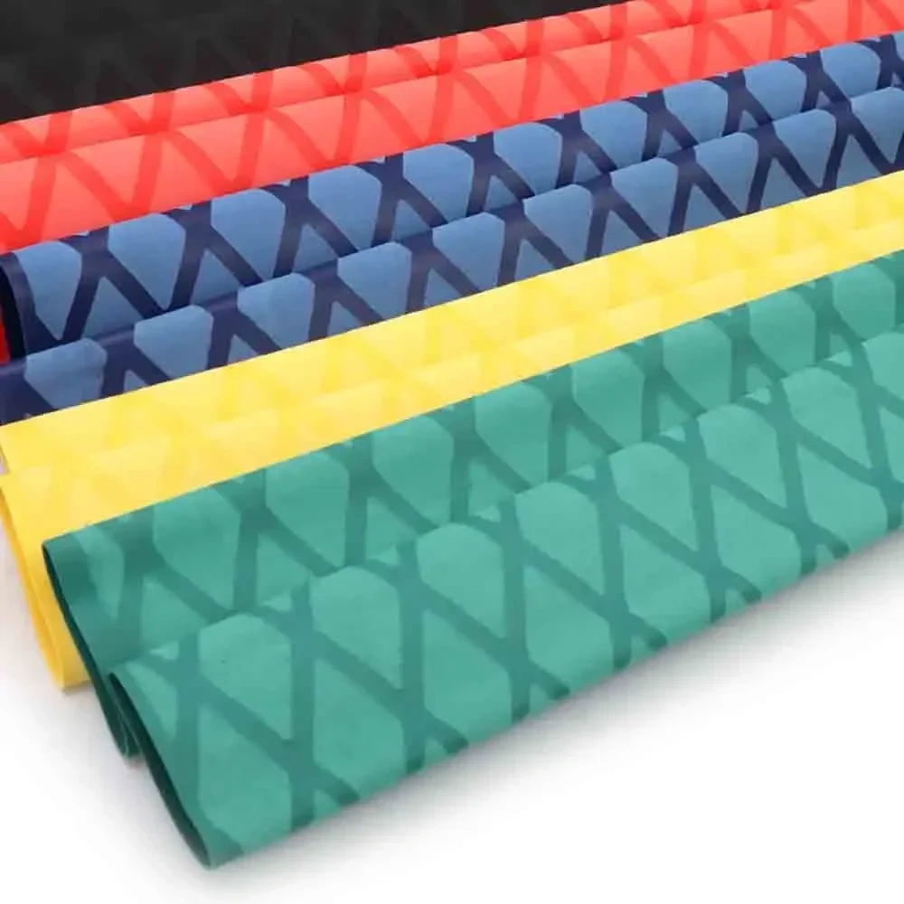 1M Anti-slip heat shrink tube for fishing rod DIY electrical insulation 5 colors 15/18/20/22/25/28/30/35/40/50mm