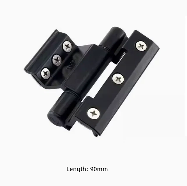 1pc Zinc alloy Door and Window Hinge Broken Bridge Heat Insulation Flat Open Window Hinge Hardware Folding Thickened Hinges
