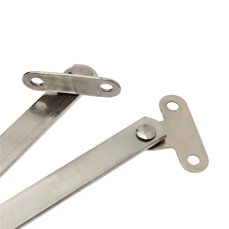 2Pcs Stainless Steel Cabinet Cupboard Furniture Doors Close Lift Up Stay Support Hinge Kitchen Furniture Hardware Portable