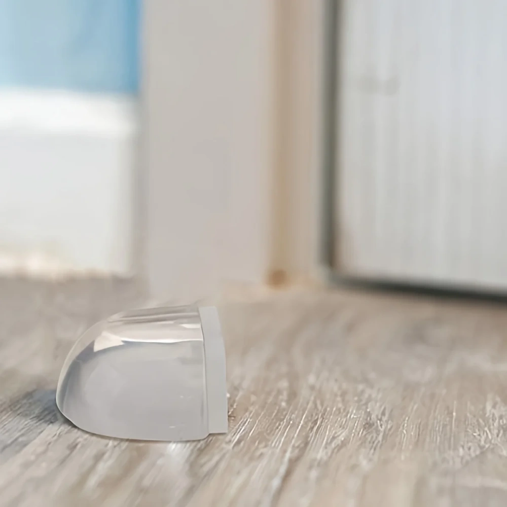1pc Floor Door Stopper No Drill Shower Door Stopper Self Adhesive Door Stoppers Wall Protectors Acrylic Stoppers