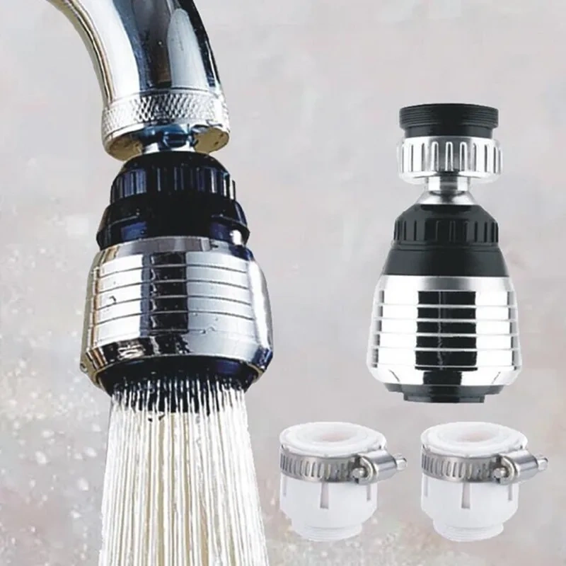 1PCs Kitchen Swivel Water Saving Tap 360 Rotating Swivel Faucet Nozzle Filter Adapter Water Saving Tap Aerator Diffuser