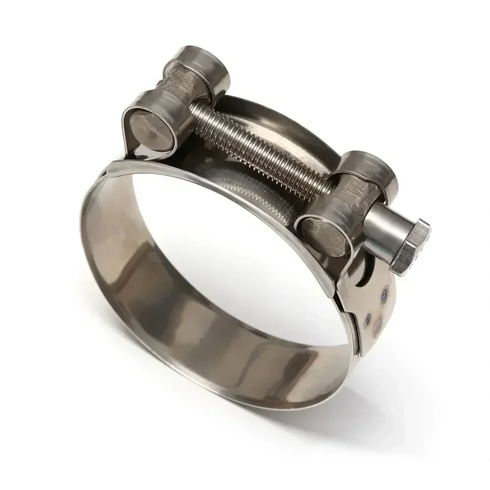1pcs New Stainless Steel Hose Clamps T Bolt Exhaust Pipe Clip Sealing Welding Marine Clip Repair Tool Hardware Accessories