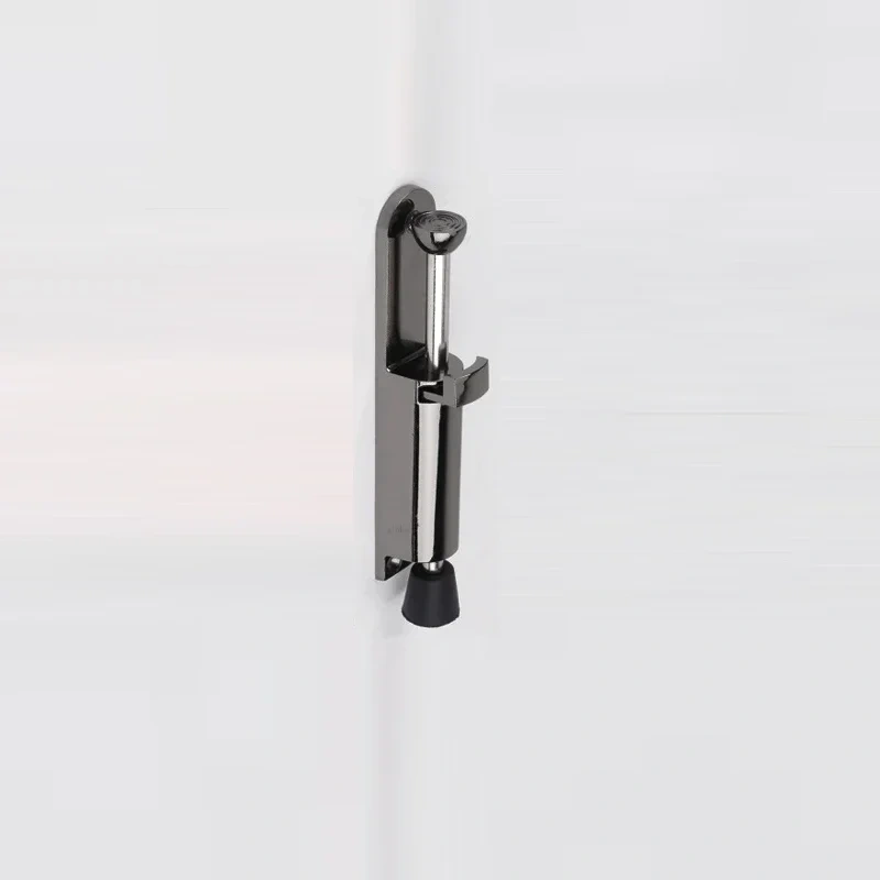 Zinc Alloy Foot door suction Foot  windproof door stop telescopic resistance spring positioner door holder