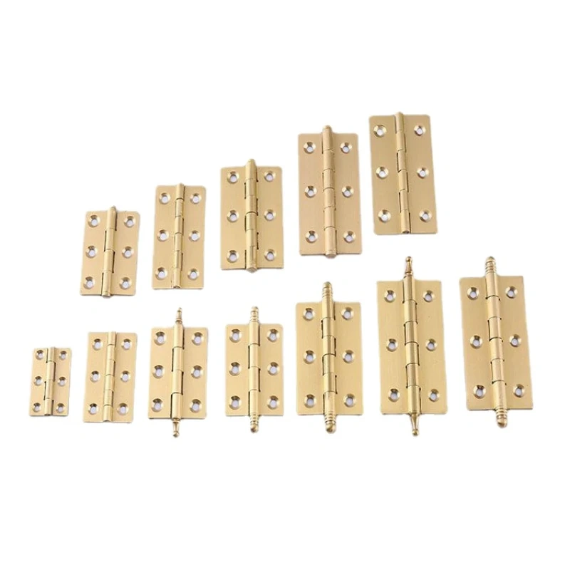 1PCS Copper Hingle Holding Page Jiao Chain Cabinet Gate Copper Page Wooden Copper Small Hardware Hypress 1.5/2/2.5/3/3.5inch