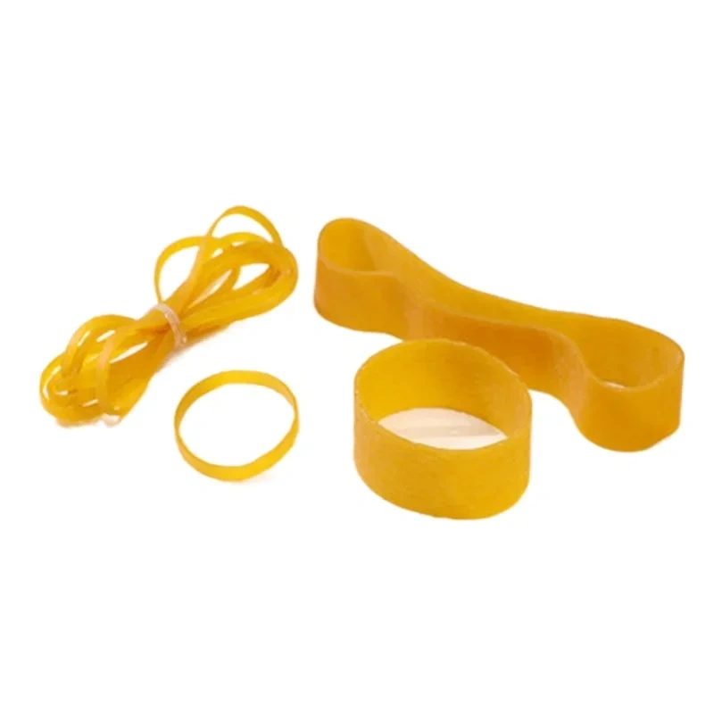 500g 3/5/10x200mm  Elastic Rubber Band Natural Rubber Ring Apron Latex Ring Sealing Belay Packaging Resistance High Temperature