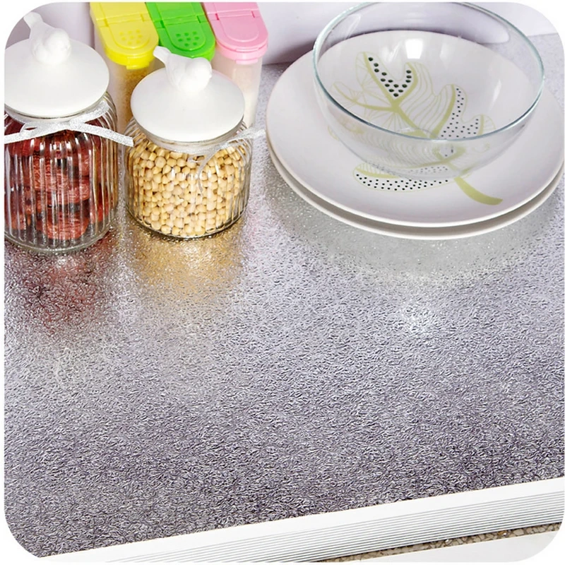 Kitchen Oil Proof Waterproof Sticker Aluminum Foil Kitchen Stove Cabinet Stickers Self Adhesive Wallpapers DIY Wall Stickers