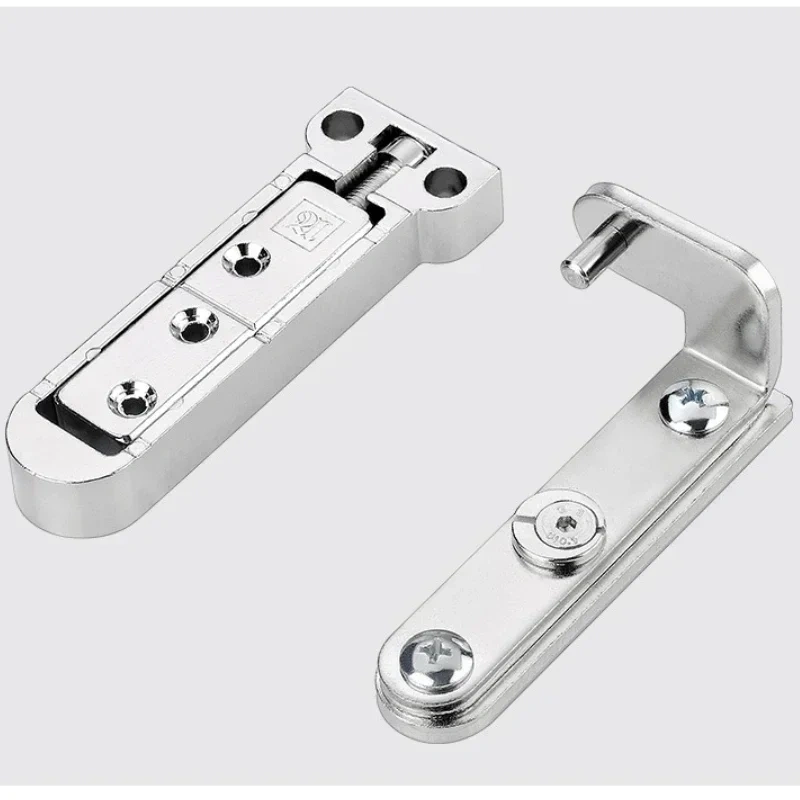 2pcs Invisible Door Hinges 3D Adjustable Swivel Zinc Alloy Hidden World Hinge For Kitchen Home Furniture Hardware
