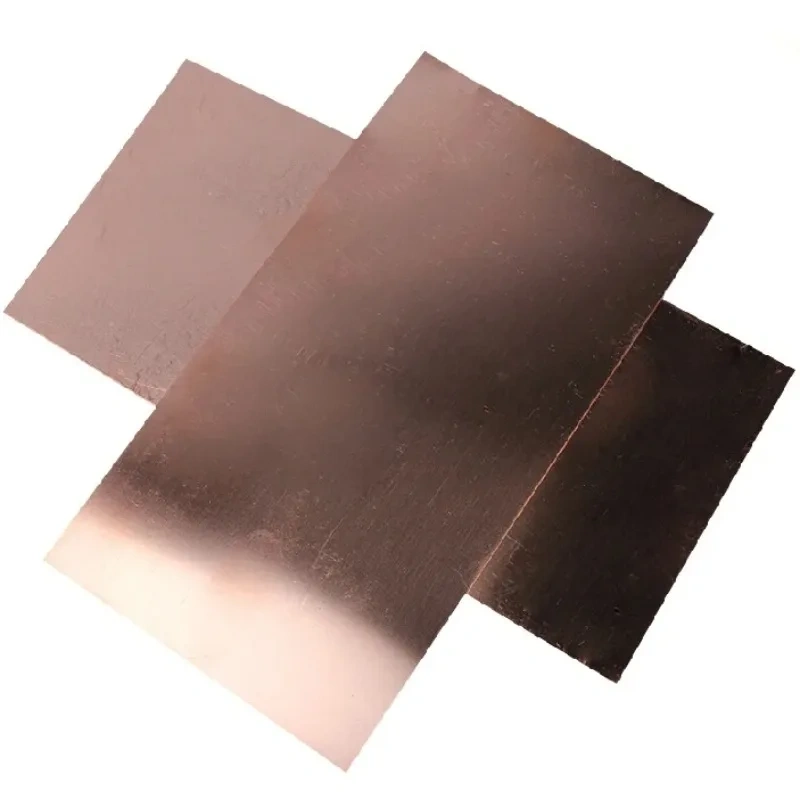 red copper solid sheet, plate 4mm thick 100x100mm all sizes in stock DIY hardware