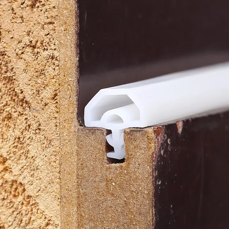 New generation of silicon rubber sealing strips crash soundproof door thong strip door window sealed slot type square premium 5m