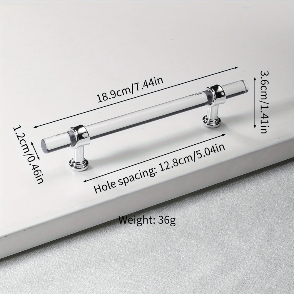 1pc Of Modern Minimalist Acrylic Handles - Perfect For Wardrobe Doors, Drawers, Cabinets & Shoe Cabinets!