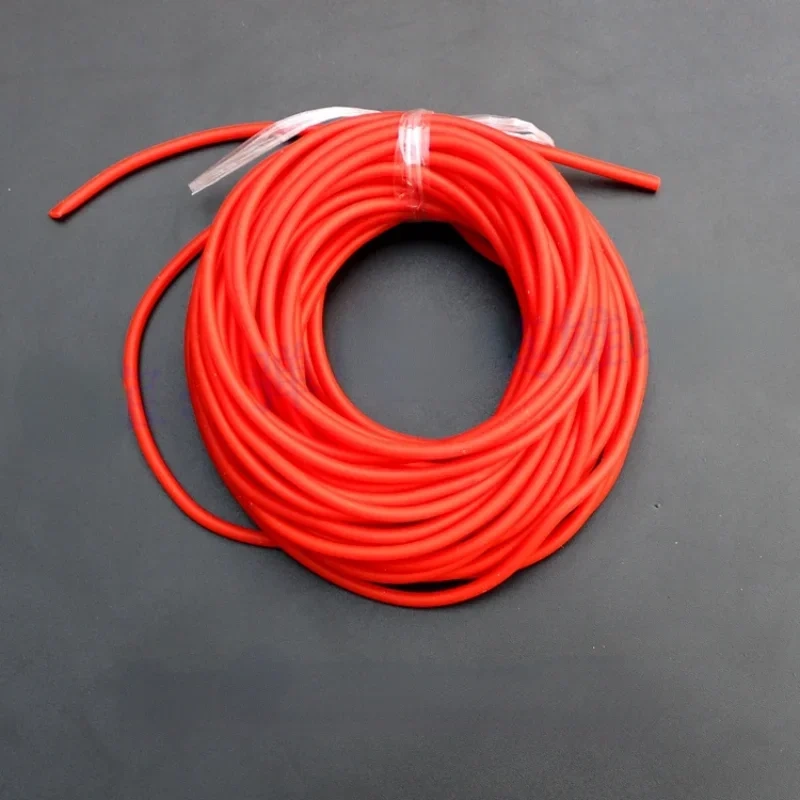 10meters 3mm slingshot sports solid rubber band fishing rubber band tension rope elastic rope wear resistant latex tube