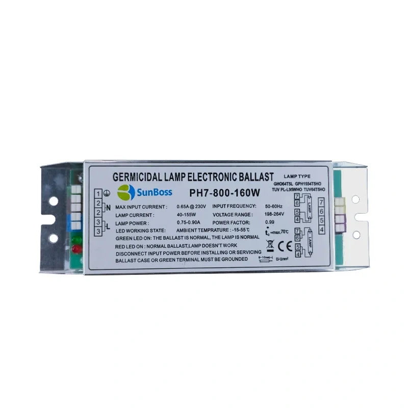 PH5-800-150W UV Germicidal Electronic Lamp 220V Waste Gas Treatment Ultraviolet Tube Ballast UV Plate Burning Lamp Rectifier