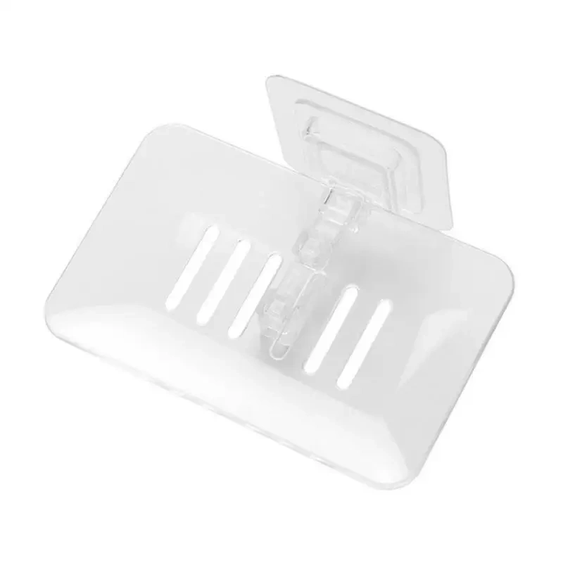 1PC Bathroom Shower Soap Box Dish Storage Plate Tray Holder Case Wall-mounted Soap Holder Housekeeping Container Organizers