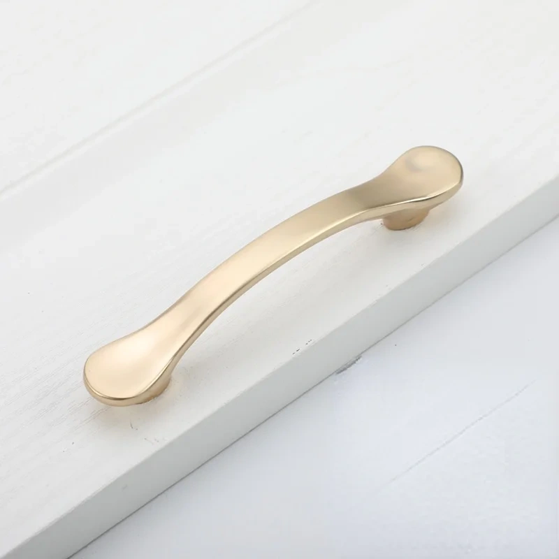 Nordic Light luxury gold handle modern simple light luxury cabinet door handle