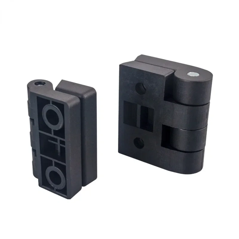 10pcs Hinges Black Color Nylon Plastic Butt Hinge for Wooden Box Furniture Electric Cabinet Scharnier Door Hinges