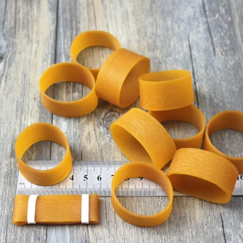 10kg 80mm*10mm Elastic Hair Rubber Band Natural Rubber Ring daimeter 25mm Bovine tendons Sealing Belay use for Vegetable