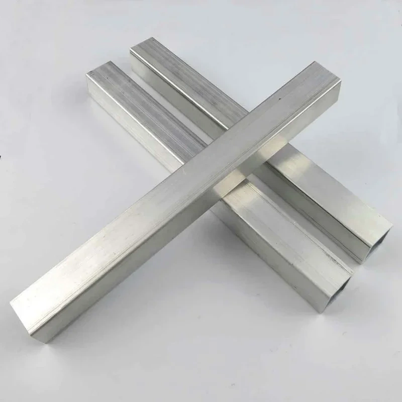 4mm thick 6063 Square Metal Aluminium AL Tube Pipe 30x30mm Customized Length DIY Material for Model Part Accessories  Car Frame