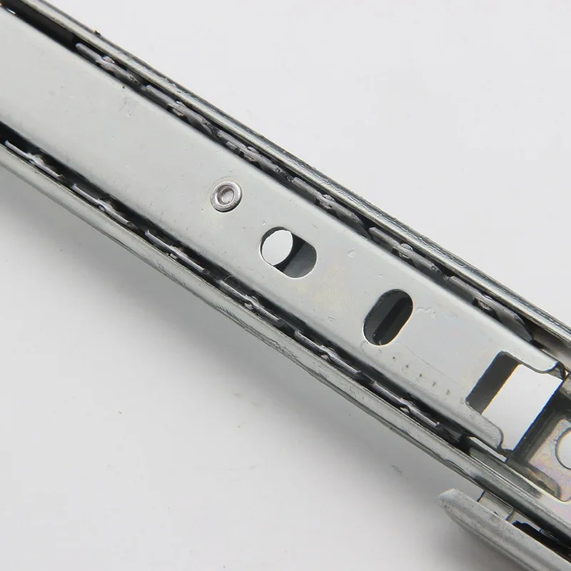 2pcs/pair Drawer Track Drawer Slide Three Rail Drawer Guide Rail Slide Rail  Furniture Hardware Fittings, Slipway