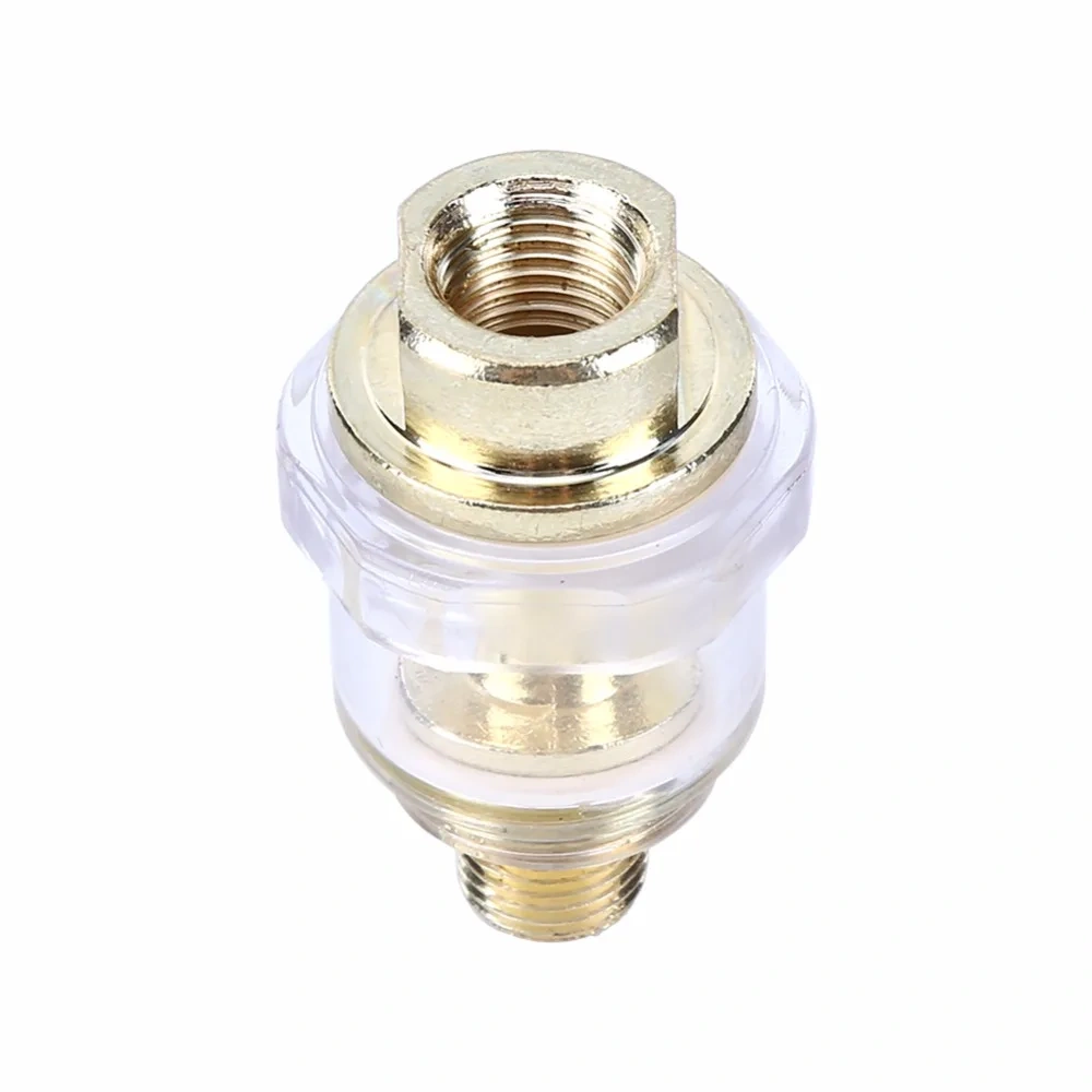1/4 Inch NPT In-Line Oiler Lubricator for Pneumatic Tool & Air Tool Compressor Pipe Hose Oiler Accessories