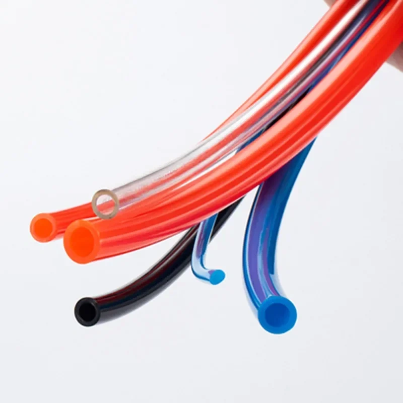 Pneumatic tube  hose compressor hose with pneumatic parts PU hose 1 meter 4*2.5/ 6*4/ 8*5 air tube air pipe