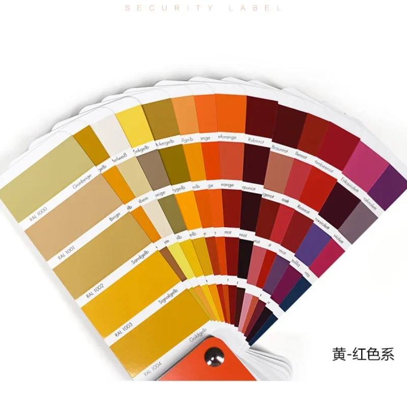 RAL K7 international standard color card raul - paint coatings  