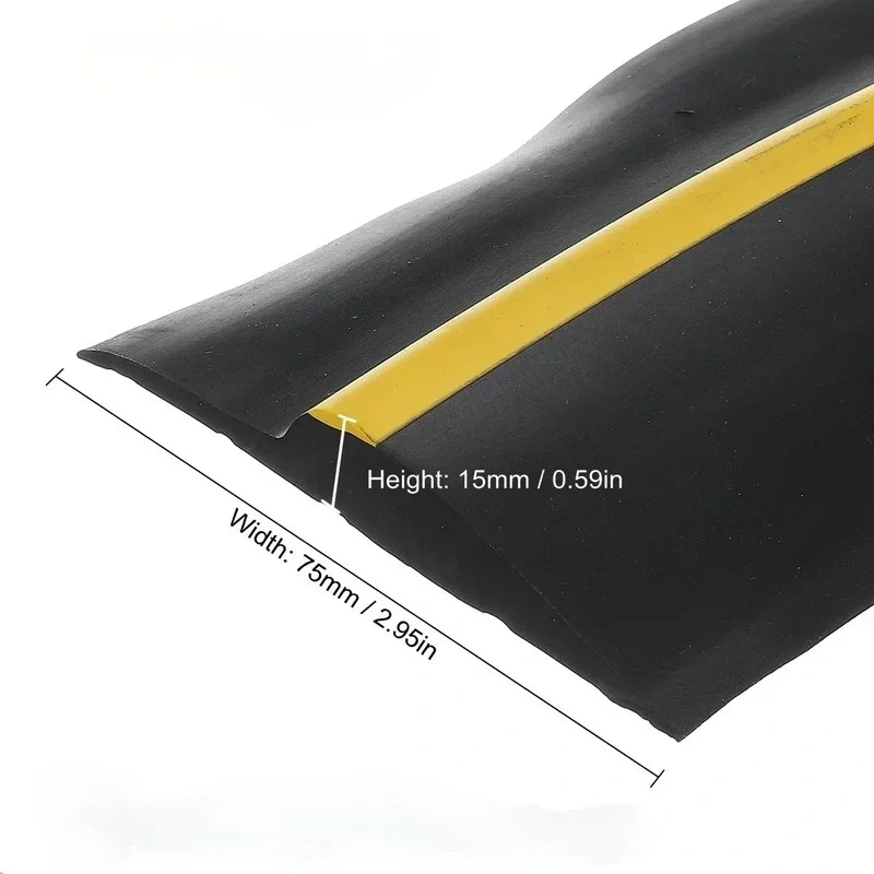 5M Garage Door Bottom Seal Weather Stripping PVC Rubber Seal Strip Water Noise Seal Bumper Strip