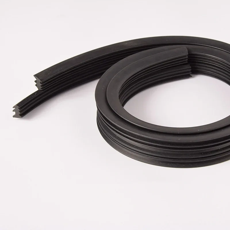 10 meters rubber sealing strip door and window glass soundproof windproof moisture proof fixed sealing strip