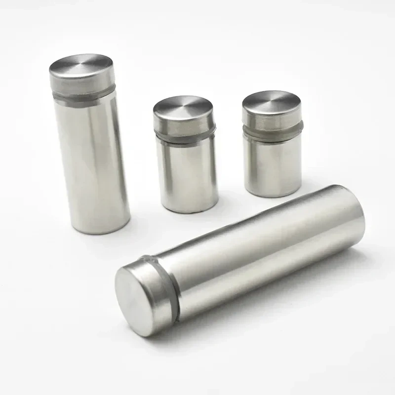 20pcs Glass Fasteners 12mm Stainless Steel Acrylic Advertisement Standoffs Pin Nails Billboard Fixing Screws Hardware