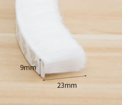 9mm x 23mm  Brush Strip Self Adhesive Door Window Sealing Strip Home Door Window Sound Insulation Wind-proof Strip Gasket