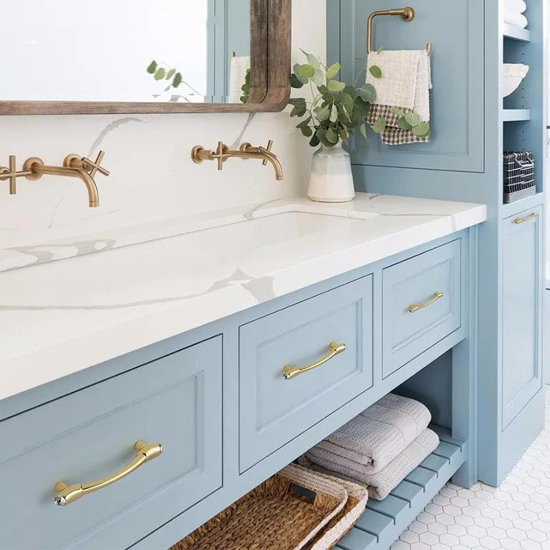 Nordic Gold Diamond Knobs and Handles Drawer Pulls Wardrobe Cabinet Door Handles Crystal Drawer Knobs Furniture Hardware